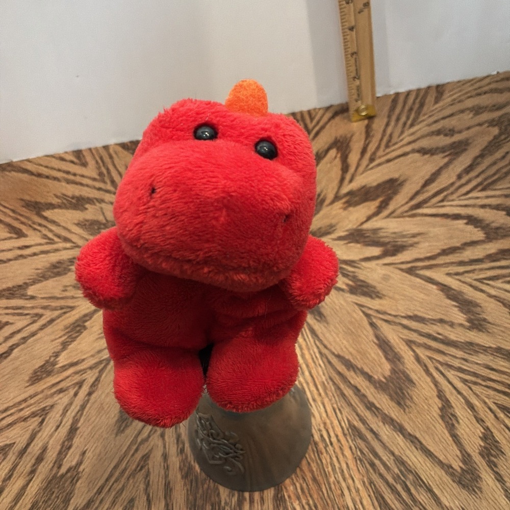 Adventure Planet Plush Red Dinosaur‎ Stuffed Animal Toy Kids